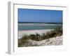 Sand dunes on beach, Abers Coast, Finistere, Brittany, France-null-Framed Photographic Print