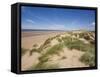 Sand Dunes on Beach, Formby Beach, Lancashire, England, United Kingdom, Europe-Jean Brooks-Framed Stretched Canvas