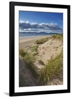 Sand dunes on Rossbeigh beach, Ring of Kerry, County Kerry, Munster, Republic of Ireland, Europe-Nigel Hicks-Framed Photographic Print