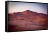 Sand Dunes, Sahara Desert, Merzouga, Morocco, North Africa, Africa-Doug Pearson-Framed Stretched Canvas