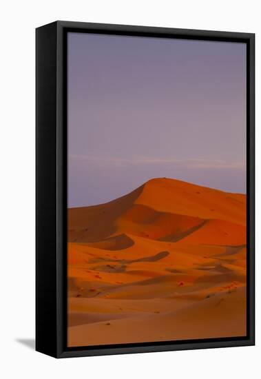 Sand Dunes, Sahara Desert, Merzouga, Morocco, North Africa, Africa-Doug Pearson-Framed Stretched Canvas