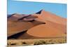 Sand dunes, Sossusvlei, Namib Desert, Namib-Naukluft National Park, Namibia-null-Mounted Photographic Print