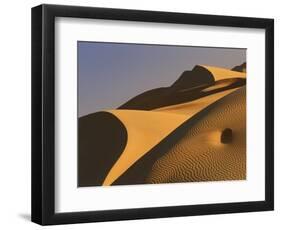 Sand dunes (Timimoun, Grand Erg, Gourara Valley, Sahara Desert, Algeria)-Frans Lemmens-Framed Photographic Print