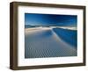 Sand Dunes, White Sands National Park, New Mexico, USA-Steve Vidler-Framed Photographic Print