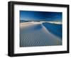 Sand Dunes, White Sands National Park, New Mexico, USA-Steve Vidler-Framed Photographic Print