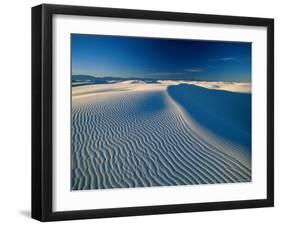 Sand Dunes, White Sands National Park, New Mexico, USA-Steve Vidler-Framed Photographic Print