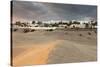 Sand Dunes with Hotel Riu, Maspalomas, Gran Canaria, Canary Islands, Spain, Atlantic, Europe-Markus Lange-Stretched Canvas