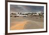 Sand Dunes with Hotel Riu, Maspalomas, Gran Canaria, Canary Islands, Spain, Atlantic, Europe-Markus Lange-Framed Photographic Print