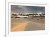 Sand Dunes with Hotel Riu, Maspalomas, Gran Canaria, Canary Islands, Spain, Atlantic, Europe-Markus Lange-Framed Photographic Print