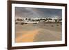 Sand Dunes with Hotel Riu, Maspalomas, Gran Canaria, Canary Islands, Spain, Atlantic, Europe-Markus Lange-Framed Photographic Print