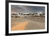 Sand Dunes with Hotel Riu, Maspalomas, Gran Canaria, Canary Islands, Spain, Atlantic, Europe-Markus Lange-Framed Photographic Print