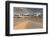 Sand Dunes with Hotel Riu, Maspalomas, Gran Canaria, Canary Islands, Spain, Atlantic, Europe-Markus Lange-Framed Photographic Print