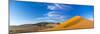 Sand Dunes with Some Desert Vegetation at Base, Namib-Naukluft National Park, Namibia, June 2015-Juan Carlos Munoz-Mounted Photographic Print