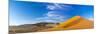 Sand Dunes with Some Desert Vegetation at Base, Namib-Naukluft National Park, Namibia, June 2015-Juan Carlos Munoz-Mounted Photographic Print