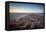 Sand Formations at Budle Bay, with Holy Island Castle in the Distance, Northumberland-Bill Ward-Framed Stretched Canvas