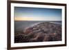 Sand Formations at Budle Bay, with Holy Island Castle in the Distance, Northumberland-Bill Ward-Framed Photographic Print