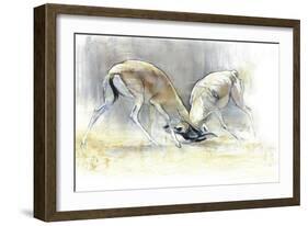 Sand Gazelles, 2009-Mark Adlington-Framed Giclee Print