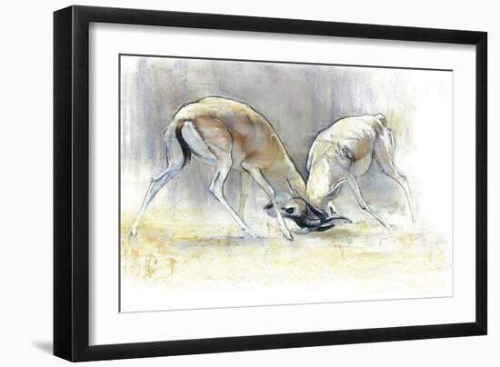 Sand Gazelles, 2009-Mark Adlington-Framed Giclee Print