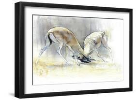 Sand Gazelles, 2009-Mark Adlington-Framed Giclee Print