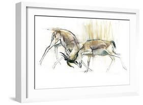 Sand Gazelles, 2009-Mark Adlington-Framed Giclee Print