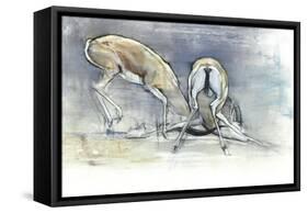 Sand Gazelles, 2009-Mark Adlington-Framed Stretched Canvas