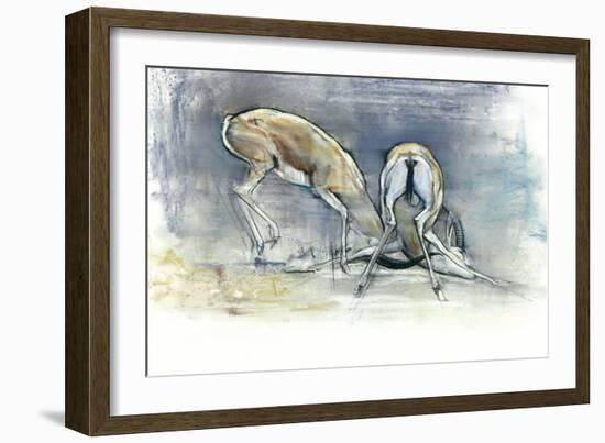 Sand Gazelles, 2009-Mark Adlington-Framed Giclee Print