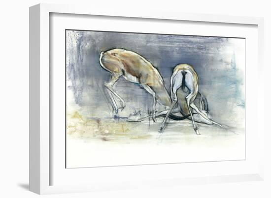 Sand Gazelles, 2009-Mark Adlington-Framed Giclee Print