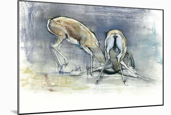 Sand Gazelles, 2009-Mark Adlington-Mounted Giclee Print