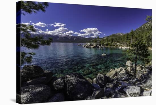 Sand Harbor Lake Tahoe-Michael Polk-Stretched Canvas