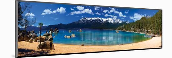 Sand Harbor Lake Tahoe-null-Mounted Art Print