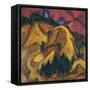Sand Hills of the Engadin-Ernst Ludwig Kirchner-Framed Stretched Canvas