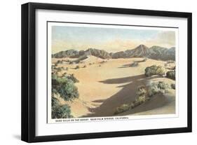 Sand Hills, Palm Springs-null-Framed Art Print