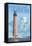 Sand Island Lighthouse - Mobile Bay, Alabama-Lantern Press-Framed Stretched Canvas