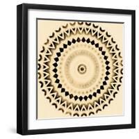Sand Mandala - Orbit-Michael Banks-Framed Giclee Print