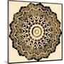 Sand Mandala - Revolve-Michael Banks-Mounted Giclee Print