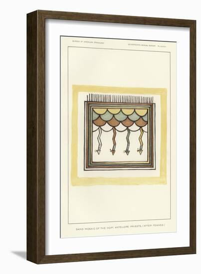 Sand Mosaic of the Hopi Antelope Priests-null-Framed Giclee Print