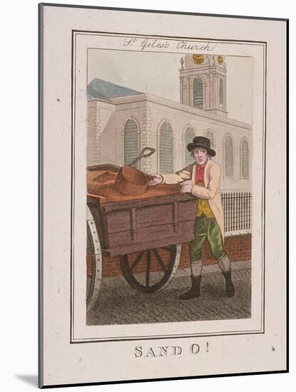 Sand O!, Cries of London, 1804-William Marshall Craig-Mounted Giclee Print