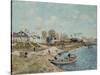 Sand on the Quay, 1875-Alfred Sisley-Stretched Canvas