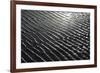 Sand Patterns - Abstract tidal patterns in sand from retreating tide - Lincolnshire, England-Andrew Parkinson-Framed Photographic Print