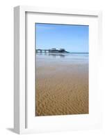 Sand Ripples at Cromer Pier, Cromer, Norfolk, England, United Kingdom, Europe-Mark Sunderland-Framed Photographic Print