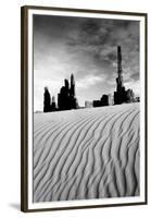 Sand Ripples, Totem Pole Rock, Arizona-null-Framed Premium Giclee Print