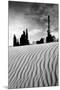 Sand Ripples, Totem Pole Rock, Arizona-null-Mounted Premium Giclee Print