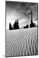 Sand Ripples, Totem Pole Rock, Arizona-null-Mounted Art Print