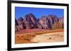 Sand Rock Formation, Wadi Rum, Valley of the Moon, Jordan.-William Perry-Framed Premium Photographic Print