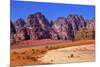 Sand Rock Formation, Wadi Rum, Valley of the Moon, Jordan.-William Perry-Mounted Premium Photographic Print