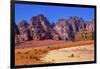 Sand Rock Formation, Wadi Rum, Valley of the Moon, Jordan.-William Perry-Framed Photographic Print