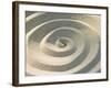 Sand Spirals-Amanda Hall-Framed Photographic Print