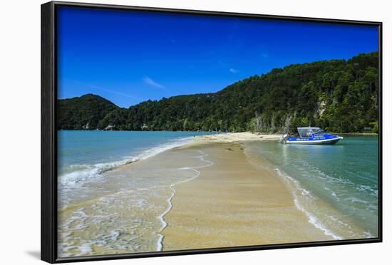 Sand Split in the Abel Tasman National Park, South Island, New Zealand, Pacific-Michael-Framed Photographic Print