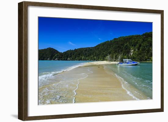 Sand Split in the Abel Tasman National Park, South Island, New Zealand, Pacific-Michael-Framed Photographic Print