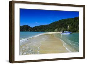 Sand Split in the Abel Tasman National Park, South Island, New Zealand, Pacific-Michael-Framed Photographic Print